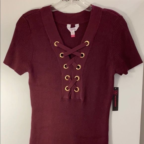 🆕No Boundaries Juniors' Lace up Bodycon Dress - Picture 4 of 10